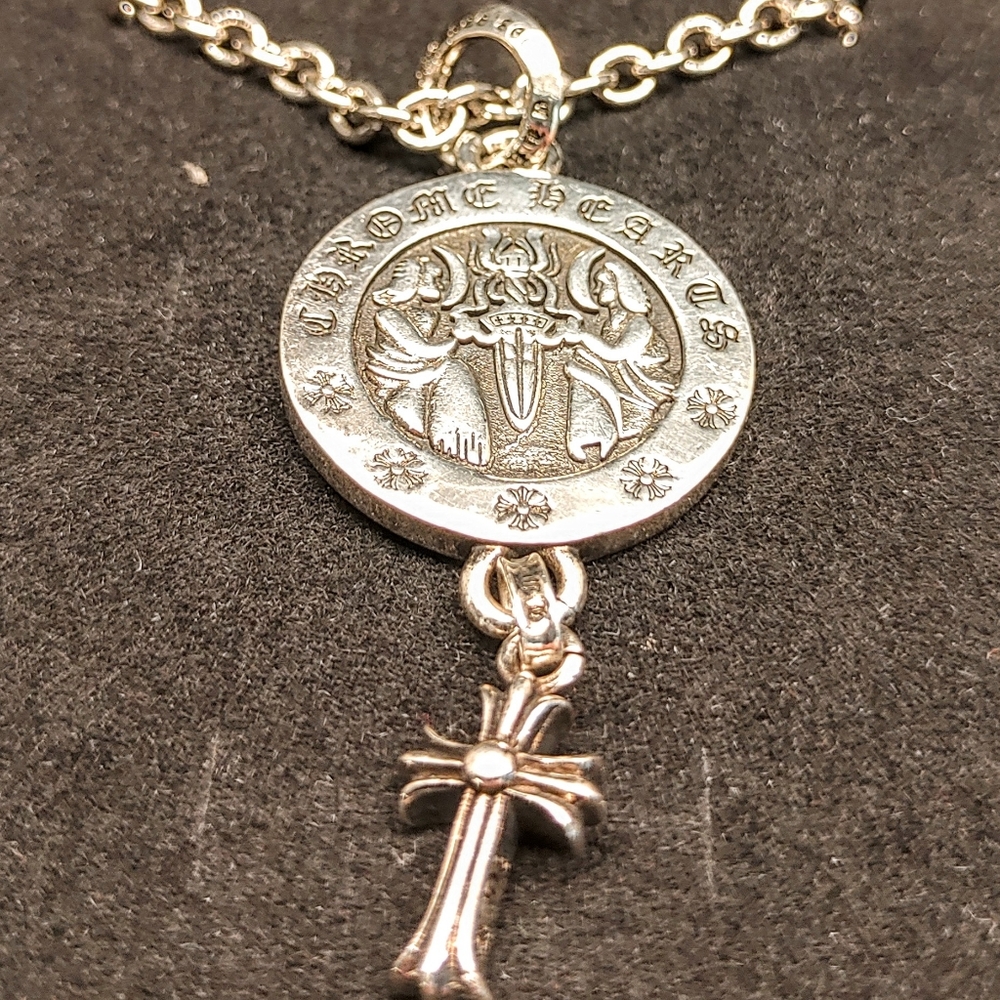 Chrome Hearts Cross And Dagger Necklace